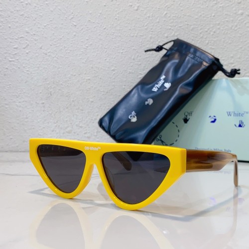 Discount designer polarized sunglasses Triangle OFF WHITE LOERI038 SO003