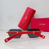 Wood Sunglasses Nylon Lenses Cartier CT0362S CR217