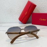 Cartier Sunglasses Wooden Faux CR080