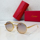 Round Sunglasses Cartier Fake CR036