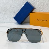 replica lv sunglasses brands for men black front version