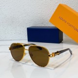 knockoff louis vuitton shades men's avaitor z2032e coffee color