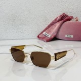 c1 color of Faux Miu Miu Shades Model SMU53 Hexagon Sunglasses
