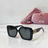 Fake Miu Miu Sunglasses Model 10YS Black Acetate Frame