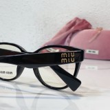 back Stylish Miu Miu Eyeglasses Model 02V with Big Discount