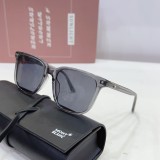 grey replica montblanc men's sunglasses mb0258s smb036