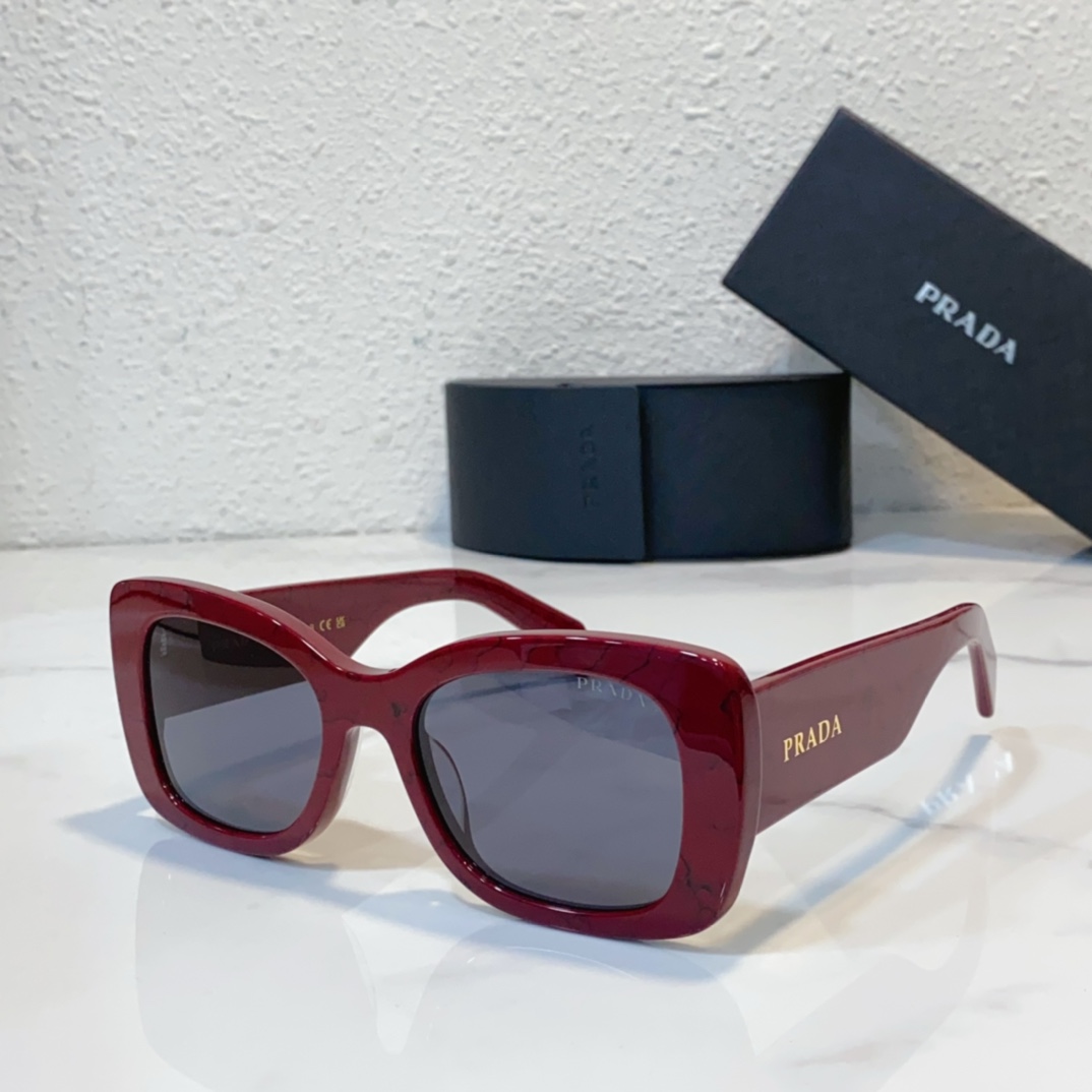 wine red color of prada sunglasses dupe pra08s sp179