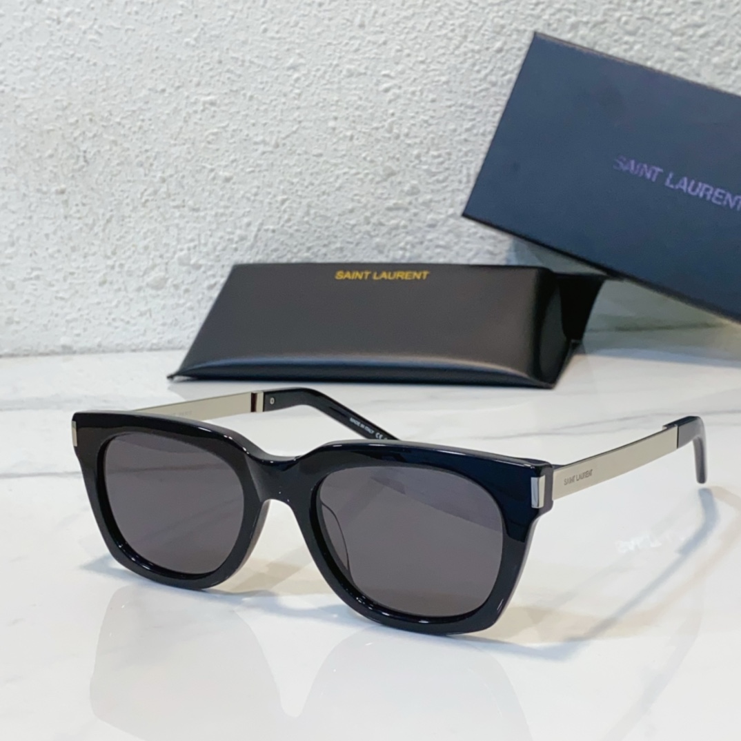 black color of replica ysl saint laurent sunglasses sl582