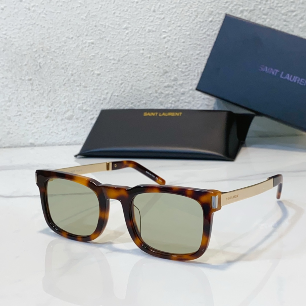 amber color of fake ysl saint laurent sunglasses sl581