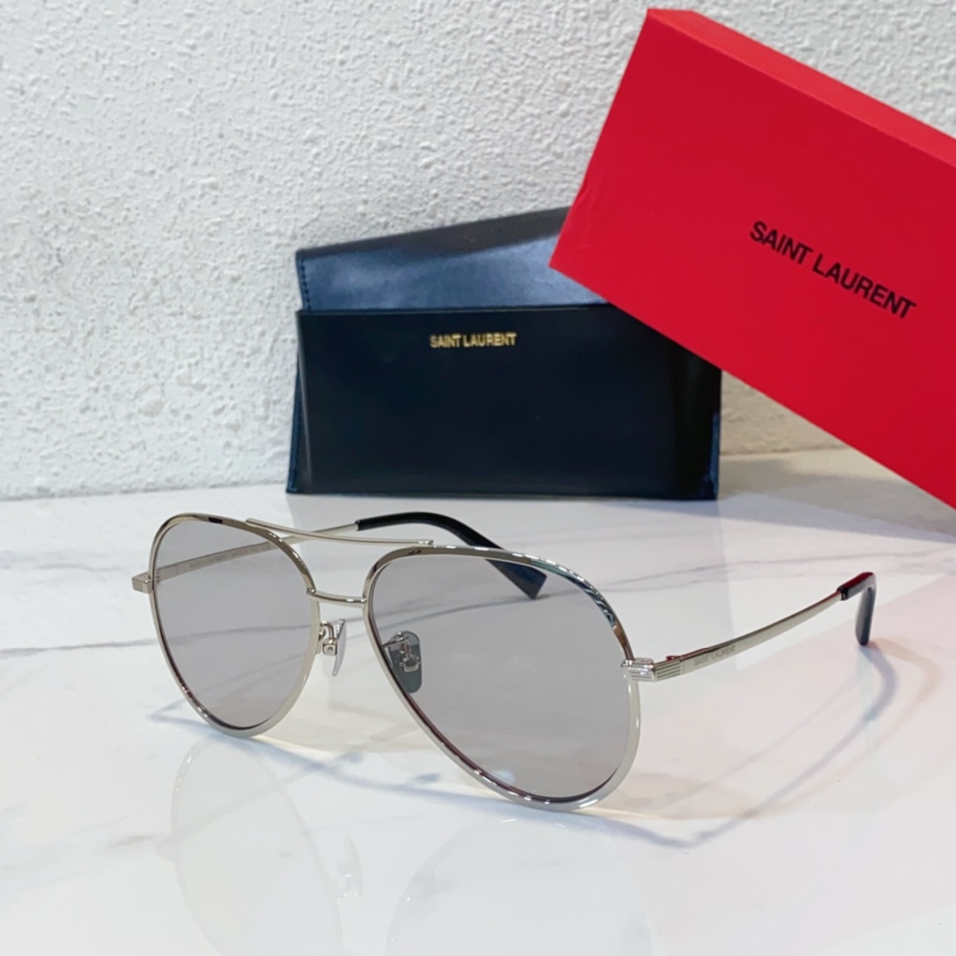 gray silver color of fake ysl saint laurent sunglasses classic 11
