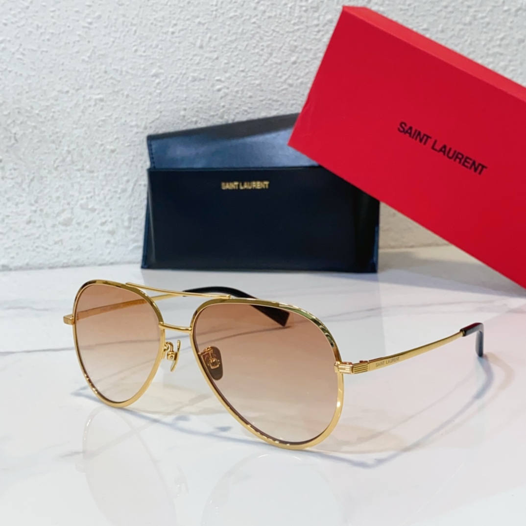 tea color of fake ysl saint laurent sunglasses classic 11