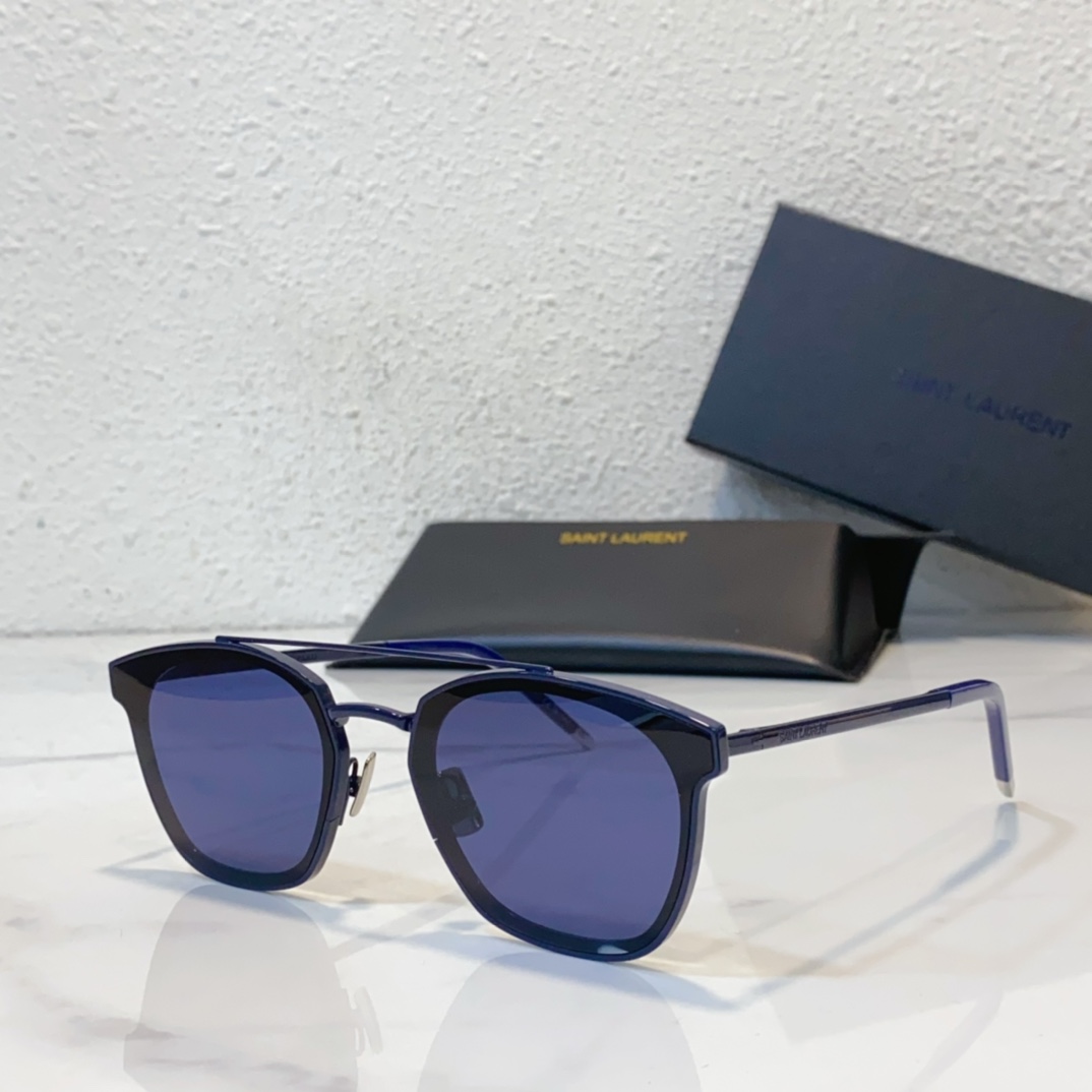 blue color of fake ysl saint laurent sunglasses tsl28