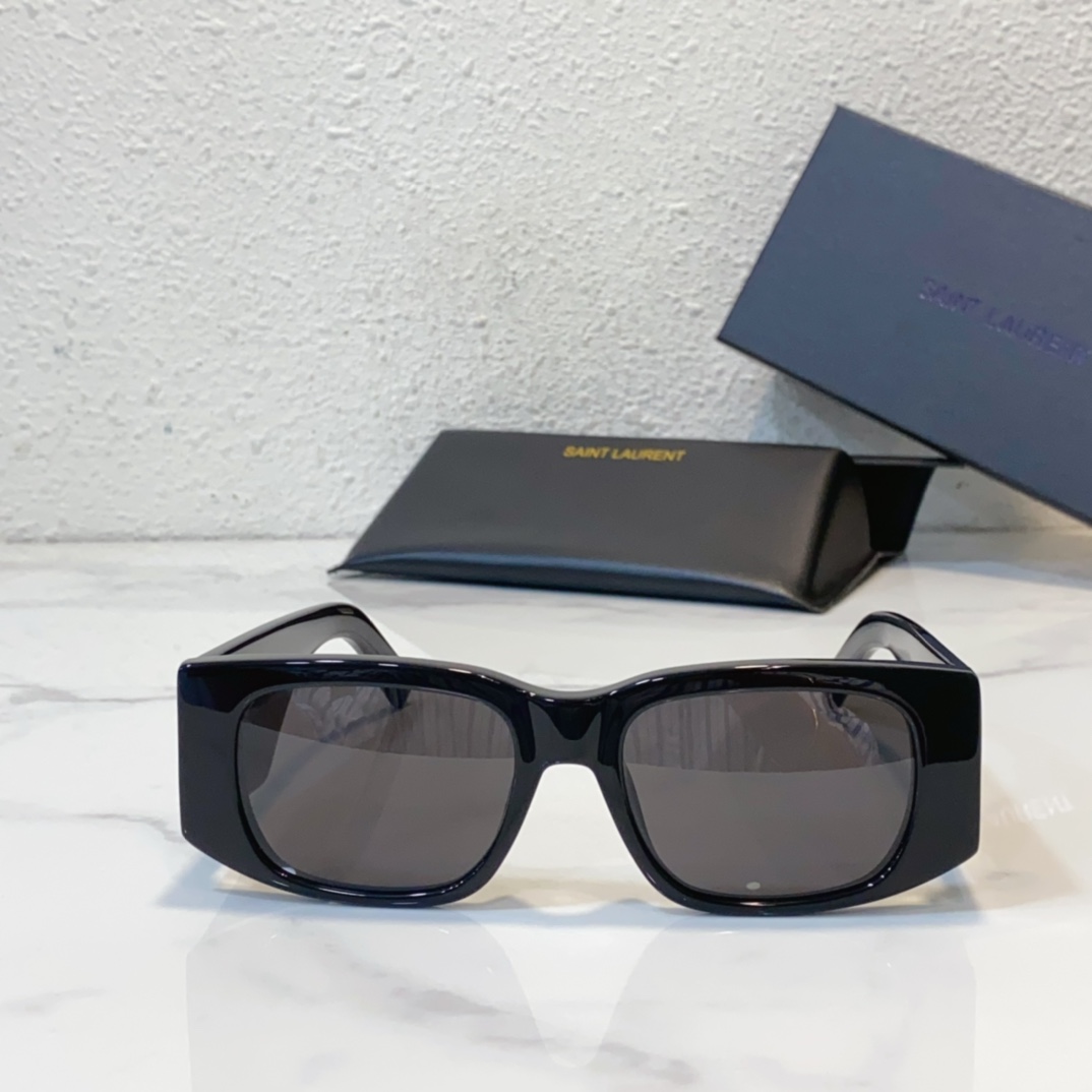 front version of Copy ysl saint laurent sunglasses sl654