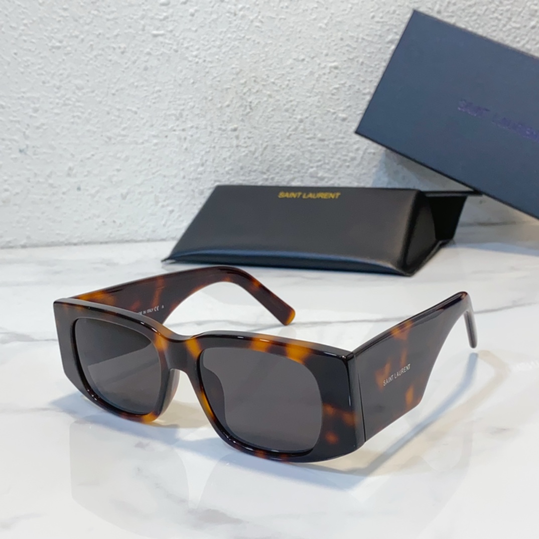 amber color of Copy ysl saint laurent sunglasses sl654