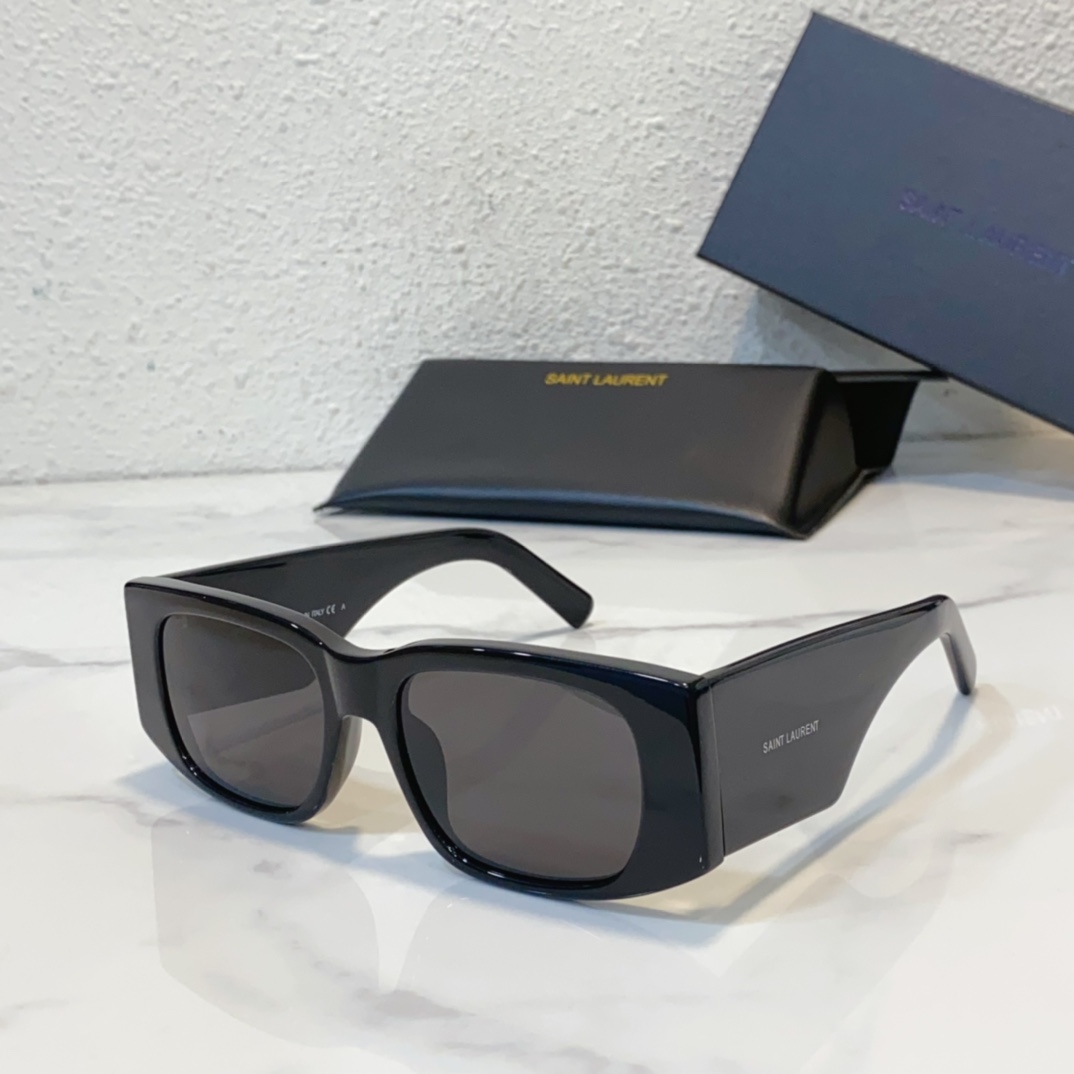 black color of Copy ysl saint laurent sunglasses sl654
