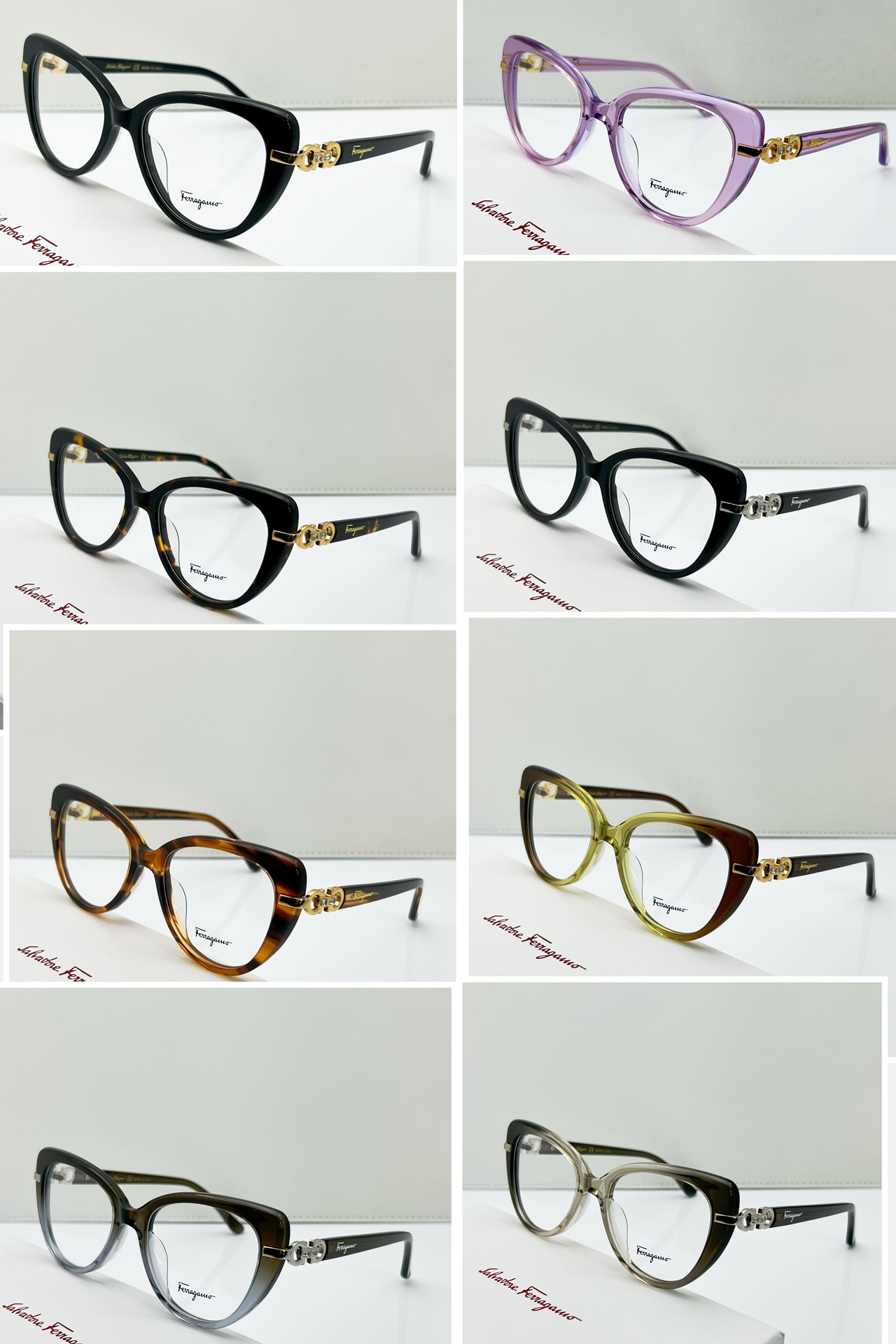 collection 2 of Wholesale fake Ferragamo Eyeglasses for women 2904 Online fer035
