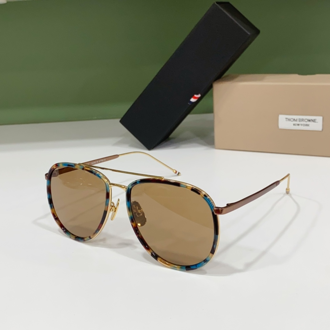 coffee color of thom browne sunglasses dupe tbs187