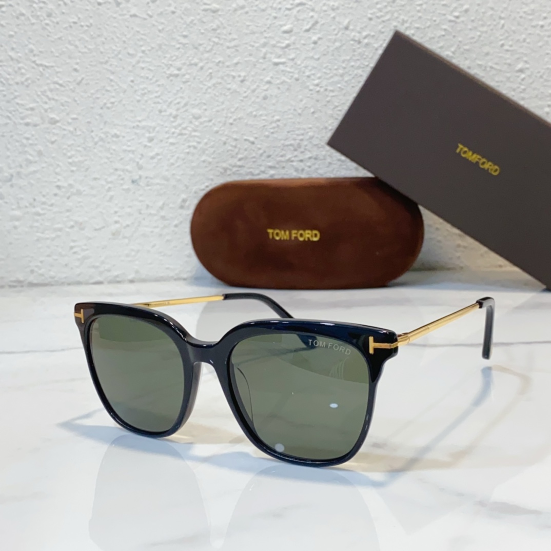 green gold color of sunglasses for women replica tom ford t1122