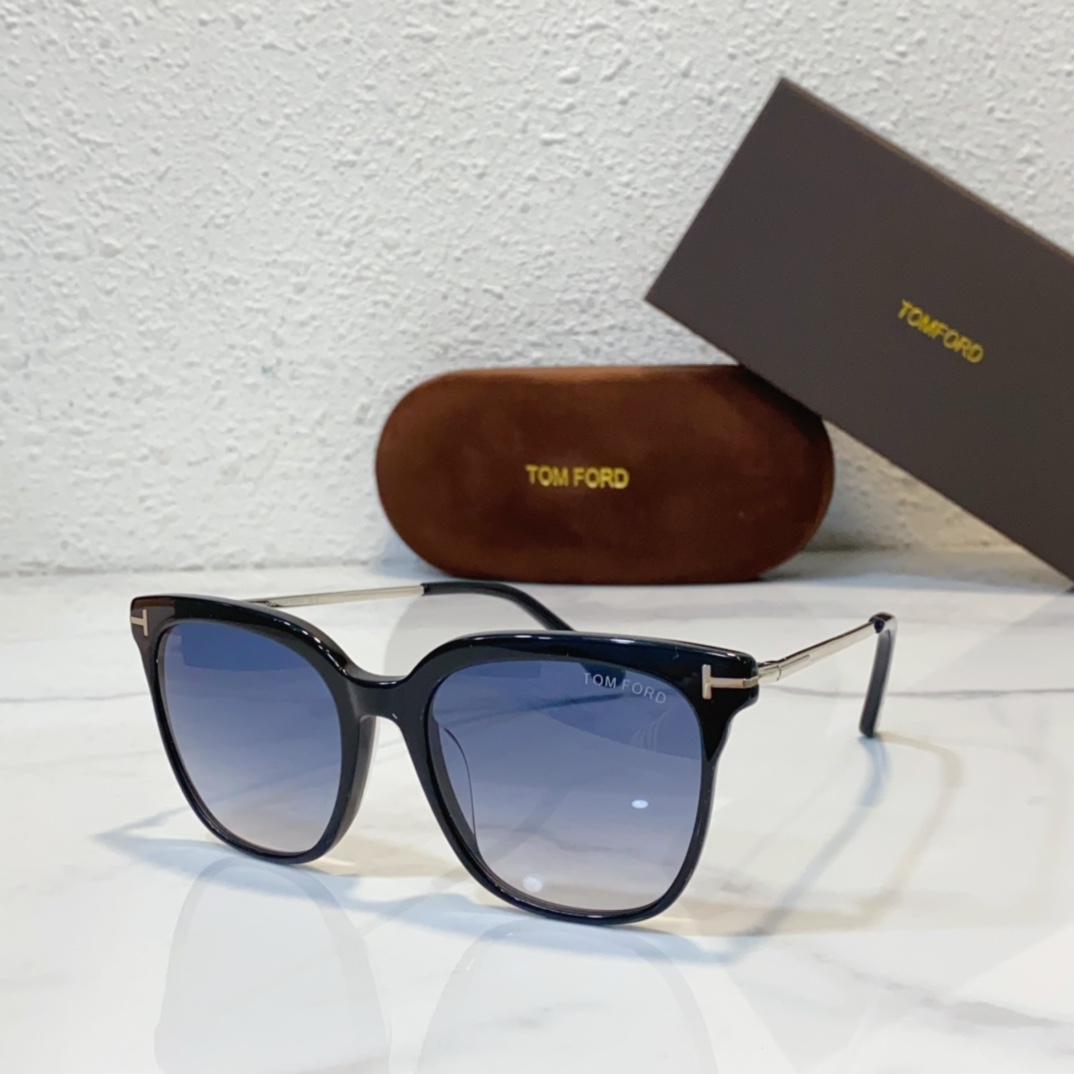 black silver color of sunglasses for women replica tom ford t1122