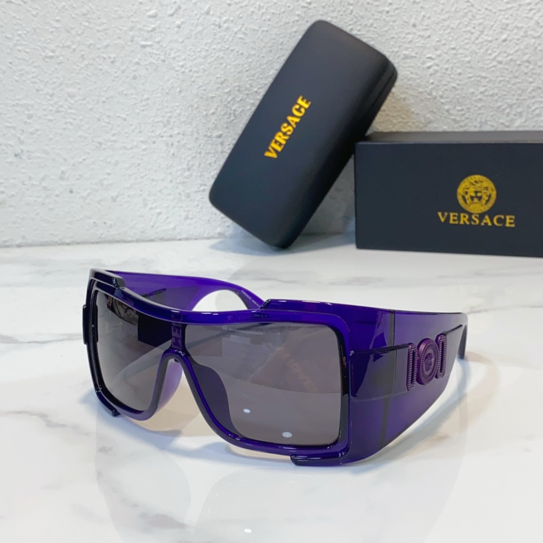purple color of versace sunglasses all black replica ve4451