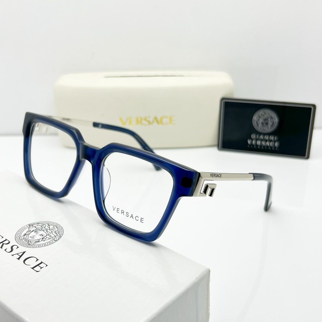 blue color of fake versace glasses frames 3311