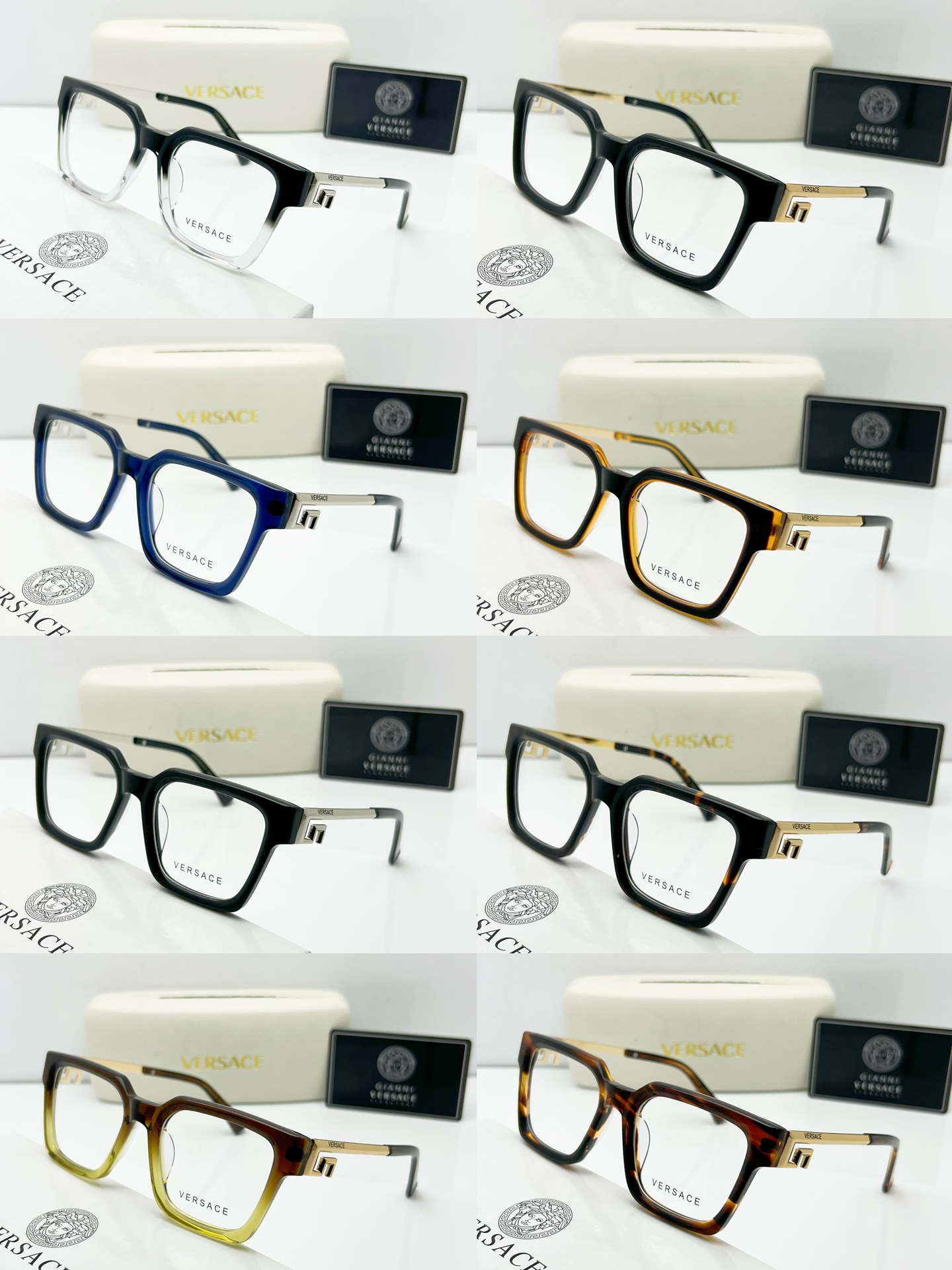 collection 2 of fake versace glasses frames 3311