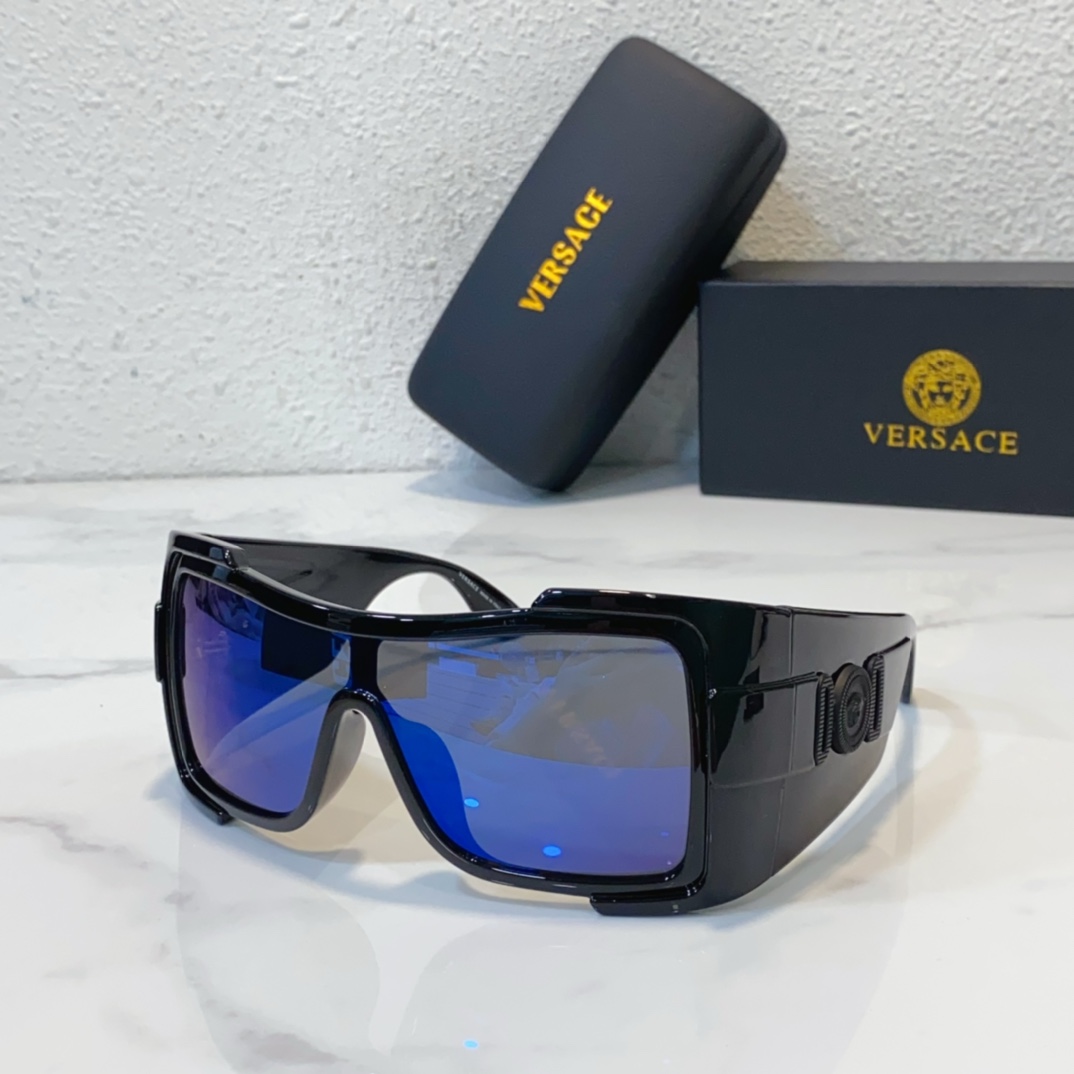 blue color of versace sunglasses all black replica ve4451