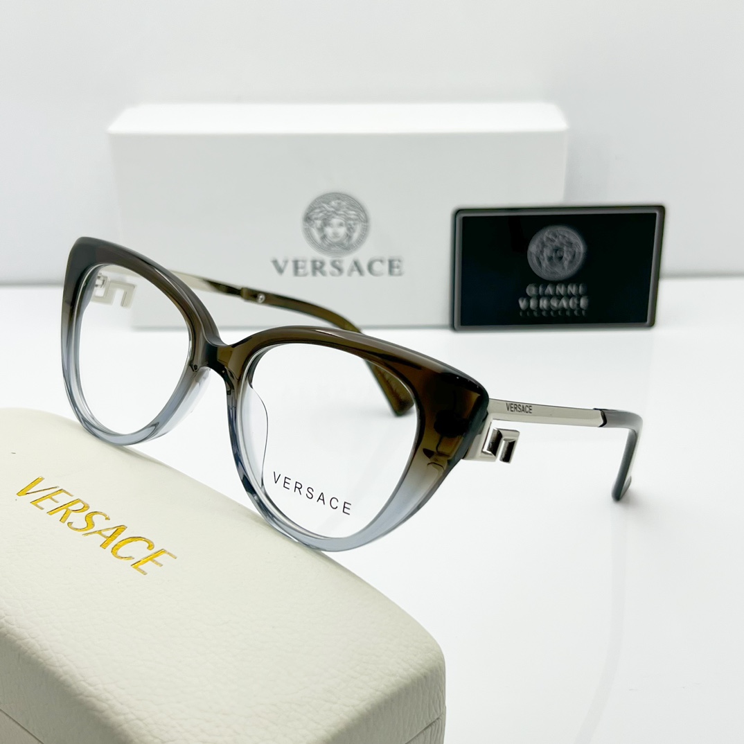 gray color of faux versace glasses women 3310