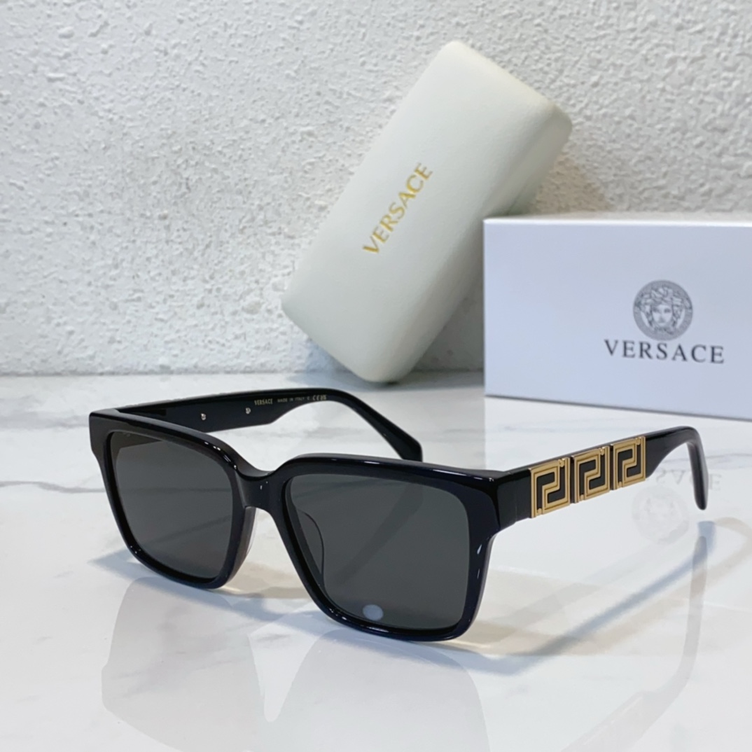 black color of knockoff versace unisex sunglasses ve3339u