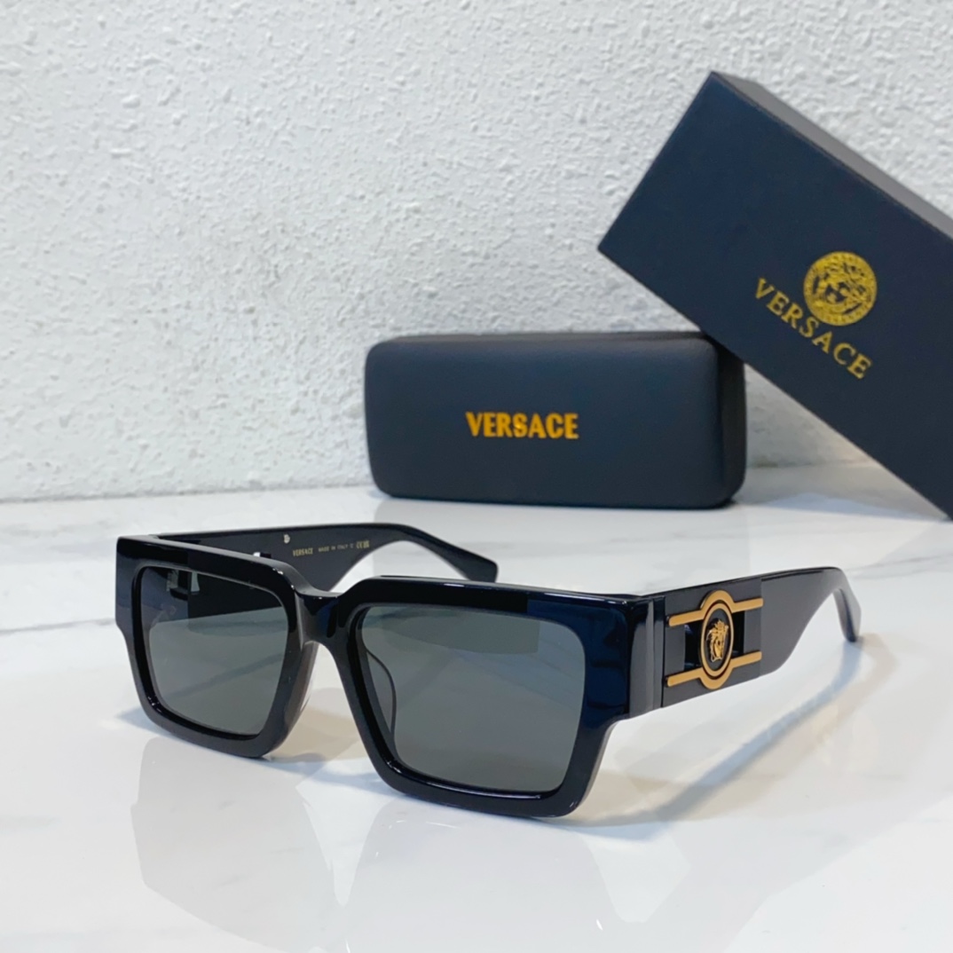 black color of versace sunglasses men faux ve4459