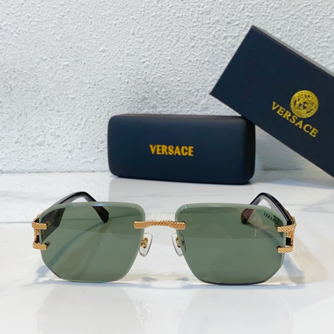 front version of knockoff versace shades for men ve5720