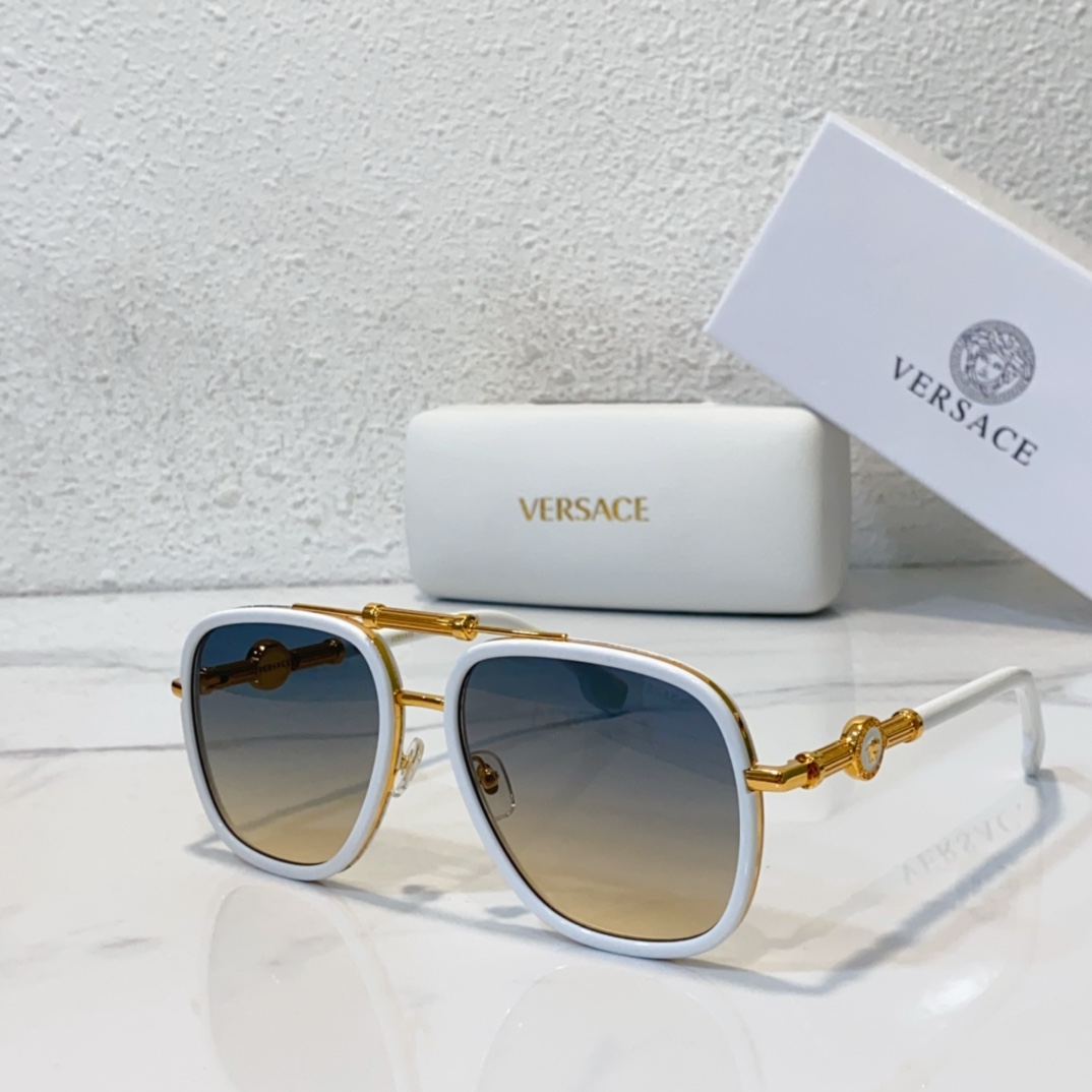 white color of Replica Versace sunglasses VE6741
