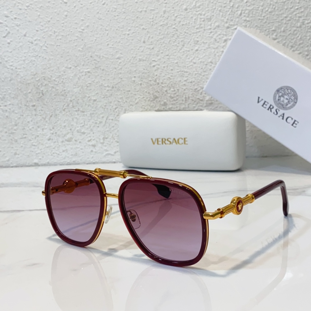 red color of Replica Versace sunglasses VE6741