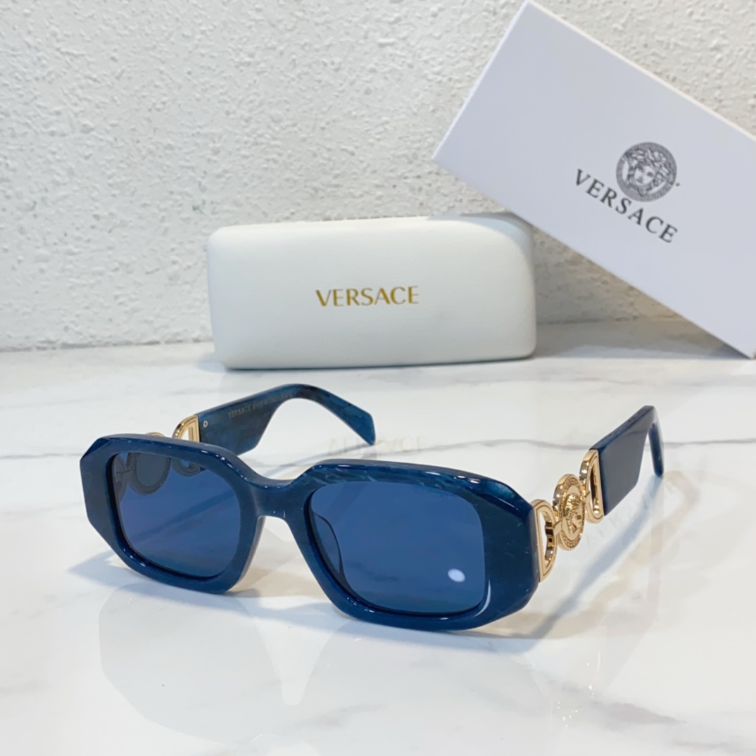 blue color of knockoff versace sunglasses women ve0627