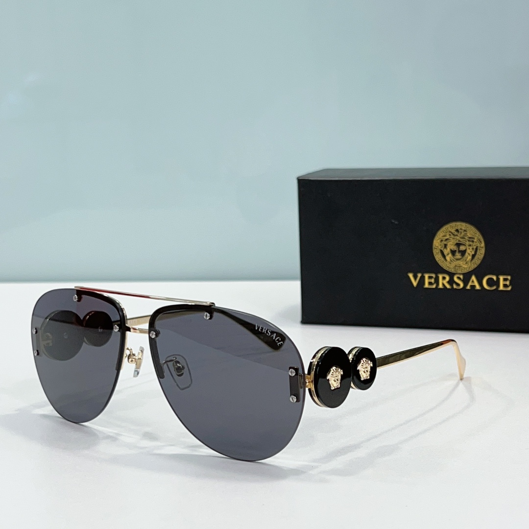black color of vintage versace sunglasses replica ve2250