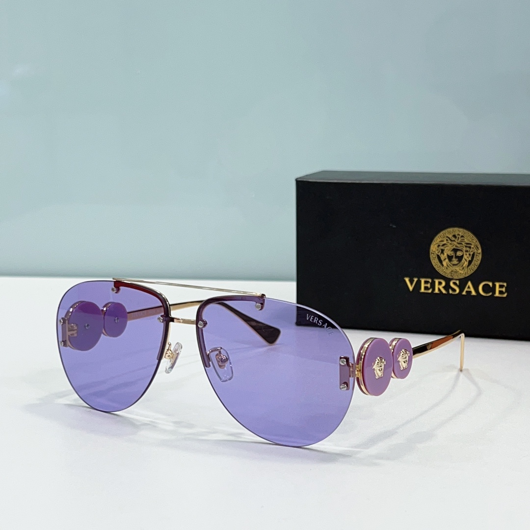 purple color of vintage versace sunglasses replica ve2250