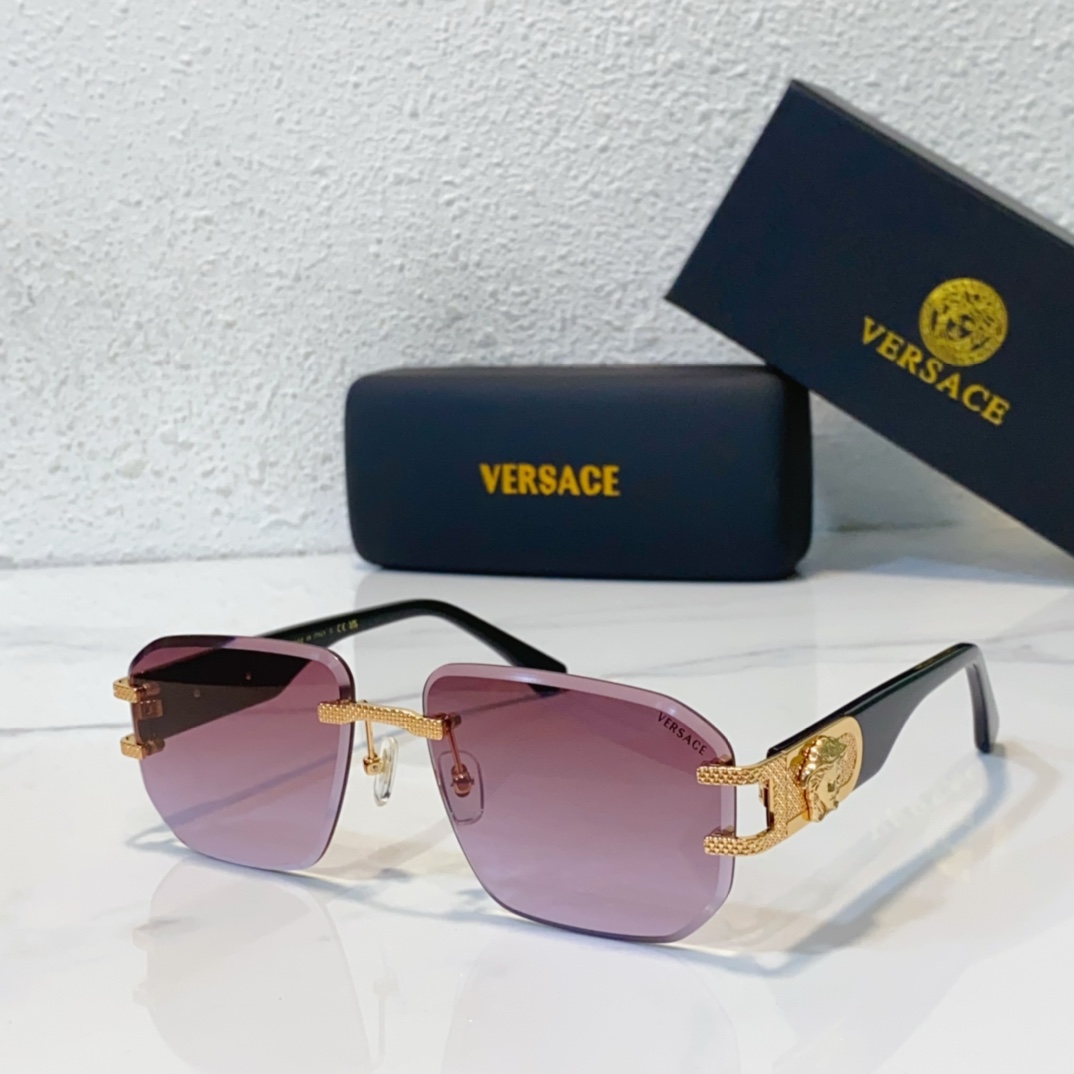 red color of knockoff versace shades for men ve5720