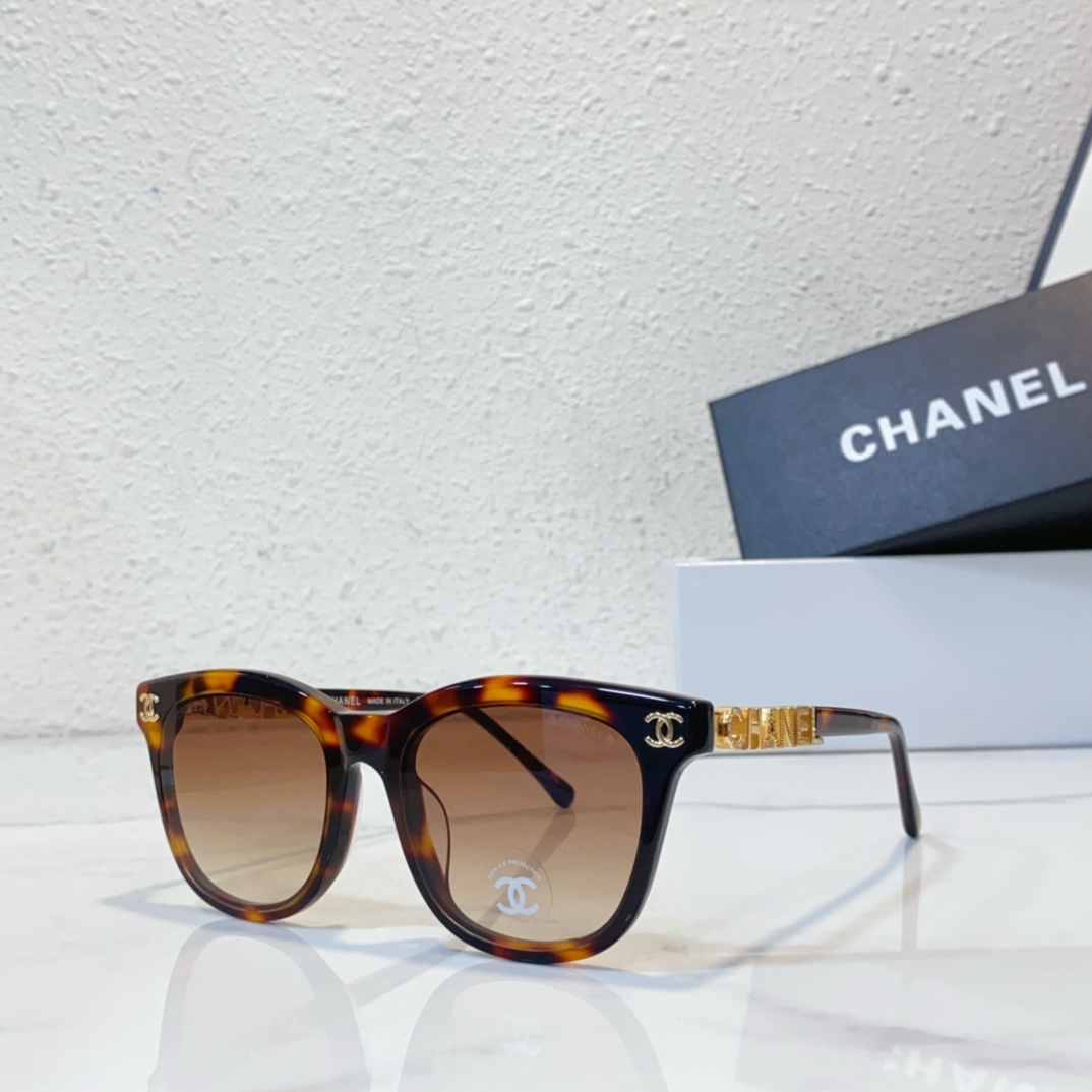 amber color of copy sunglasses chanel 24ss6803