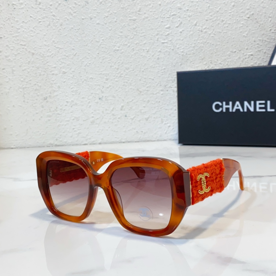 brown color of Chanel sunglasses replica 5512 A