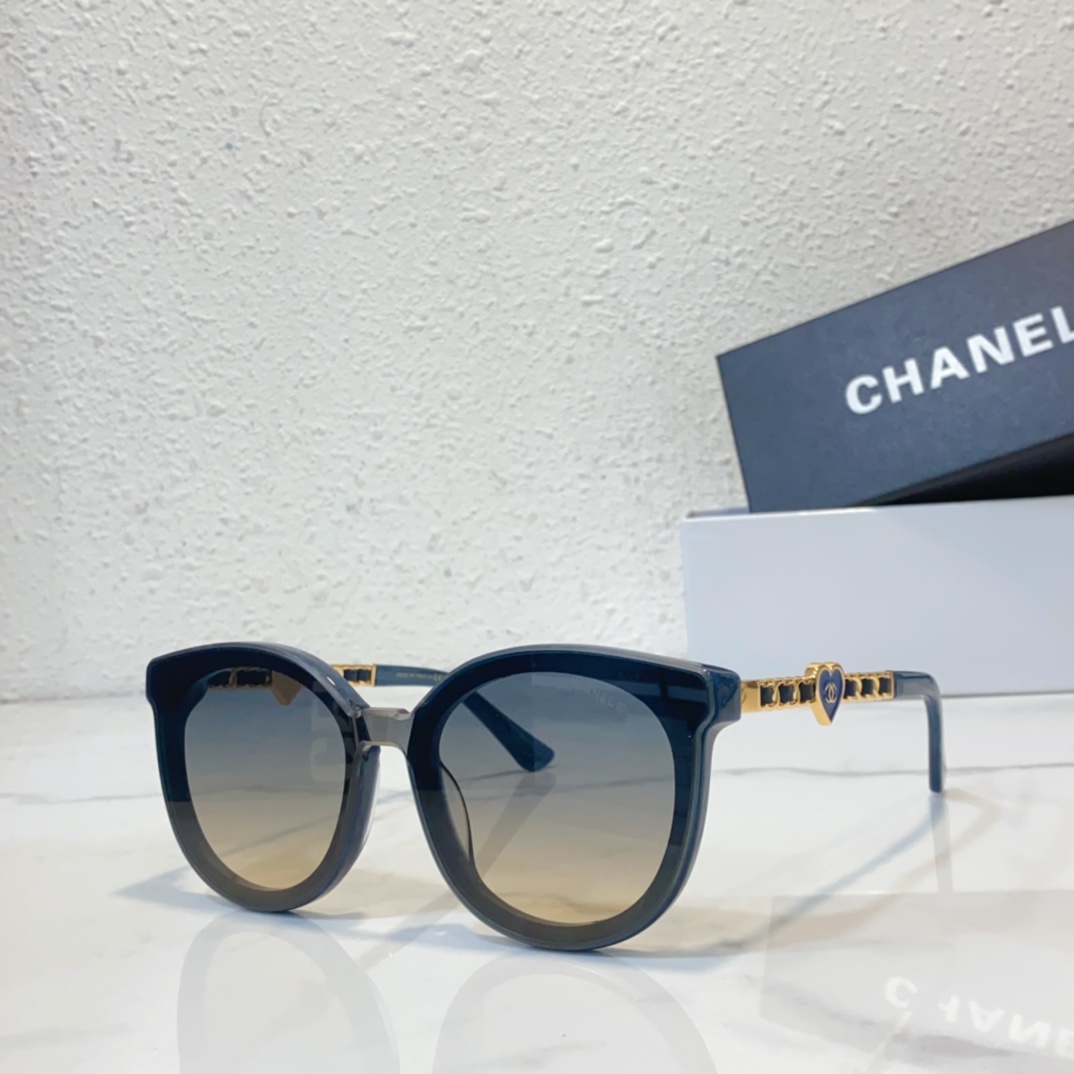 green color of Chanel sunglasses replica A95077