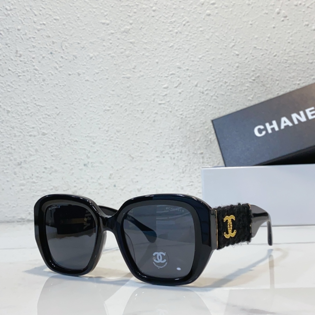 black gold Chanel sunglasses replica 5512