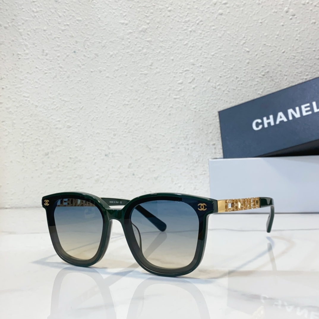 green Chanel sunglasses replica 3665