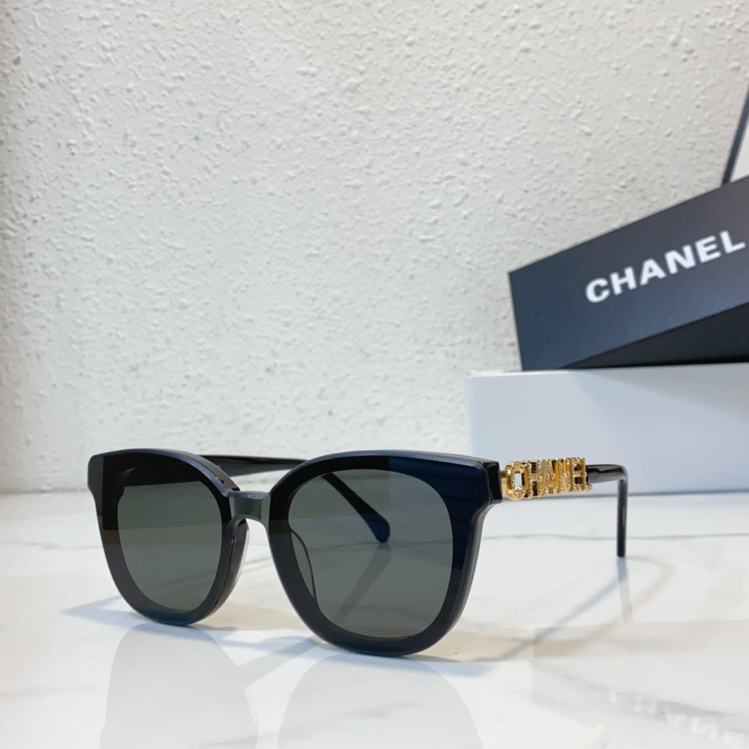 gold color of Chanel sunglasses replica A95068