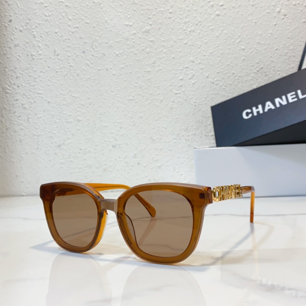 tea color of Chanel sunglasses replica A95068