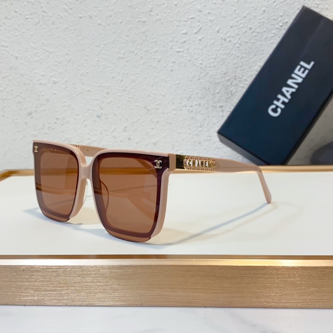 pink color of Chanel sunglasses replica 7162