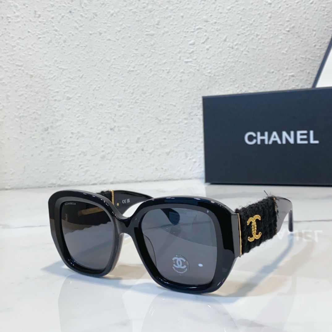 black gold color of Chanel sunglasses replica 5512 A