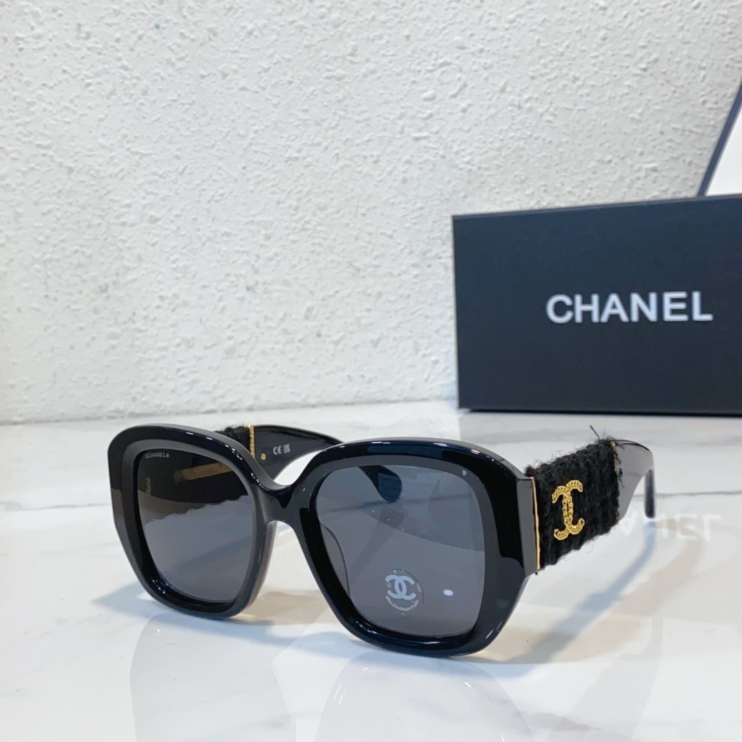 black gold color of Chanel sunglasses replica 5512 A