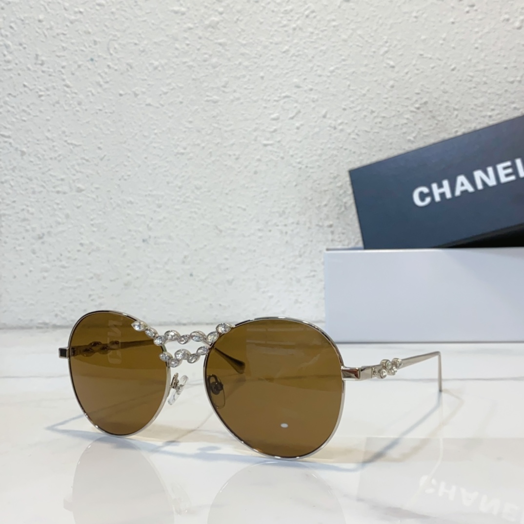 coffee color of Chanel sunglasses replica A71582