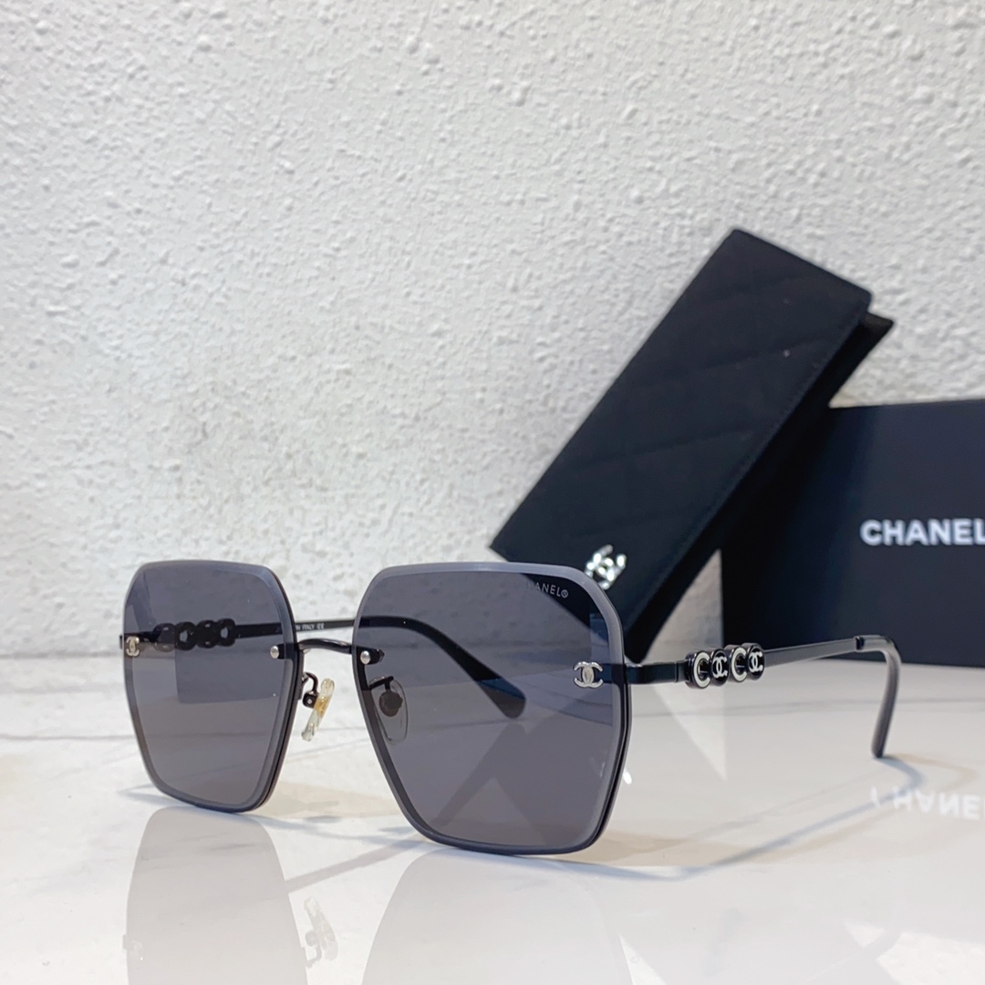 gun color Chanel sunglasses replica CH6598