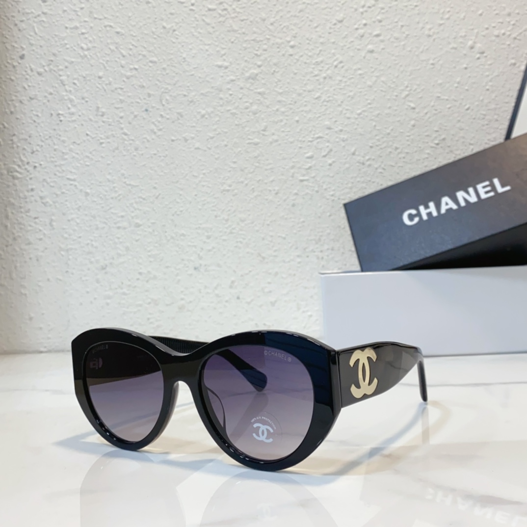 black gold Chanel sunglasses replica 5492